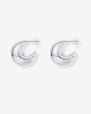 Chunky Dome Hoop Earrings – view 13