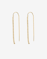 Cubic Zirconia Threader Earrings – view 6
