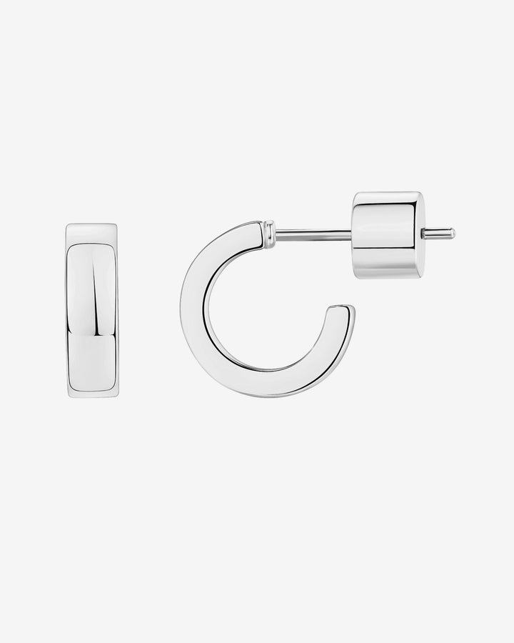 Small Squared Edge HoopsEarrings – view 2