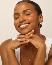 Chunky Dome Hoop Earrings – view 12
