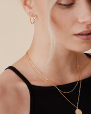 Clasp Back Thin HoopsEarrings – view 68