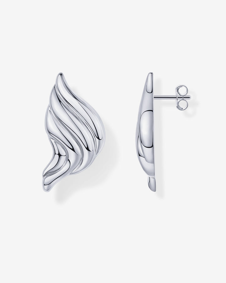 Croissant Stud Earrings – view 2
