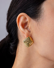 Vintage Diamond Knot Earrings – view 3