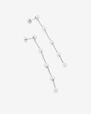 Multi Pearl Drop Earrings – view 6