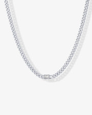 CZ Cuban Link Chain Necklace – view 2