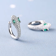 Silver Snake Earrings – view 4