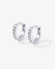 Mini CZ HuggiesEarrings – view 12