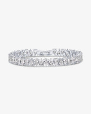 Pear Cubic Zirconia Tennis Bracelet – view 2