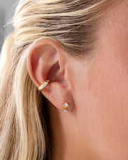 Double Triangle Dangle ScrewbacksEarrings – view 3