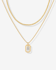 Singapore Initial Layering Necklace Copy – view 16