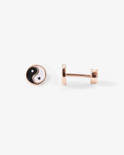 Yin Yang Screw Back StudsEarrings – view 3