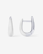Sienna Enamel HuggiesEarrings – view 2