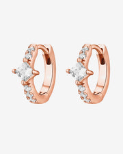 Princess Cut HuggieEarrings – view 10