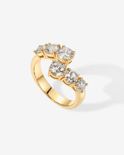 Nut Crossover Chunky Ring – view 3