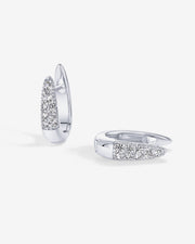 Oporto CZ HuggiesEarrings – view 8