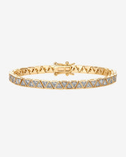 Trillion Cut Tennis Bracelet – view 2