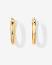 Oval Chunky HoopsEarrings – view 9