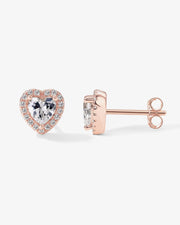 Heart Halo StudsEarrings – view 3
