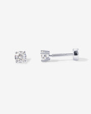 Cubic Zirconia Flat Back StudsEarrings – view 7