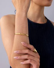 Faceted Bangle Bracelet – view 5