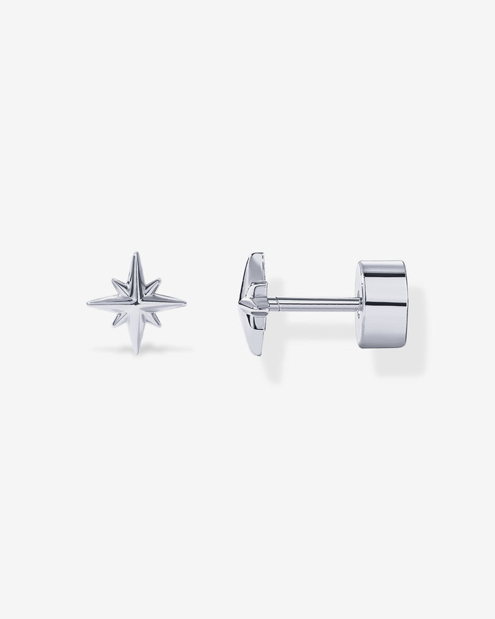 North Star Flat Back Stud Earrings – view 2