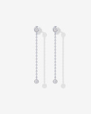 Simulated Diamond Drop Earrings – view 11