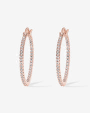 Vermeil Slim Inside-Out HoopsEarrings – view 26