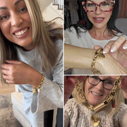 Heartened Chunky Bracelet | Gold – view 9