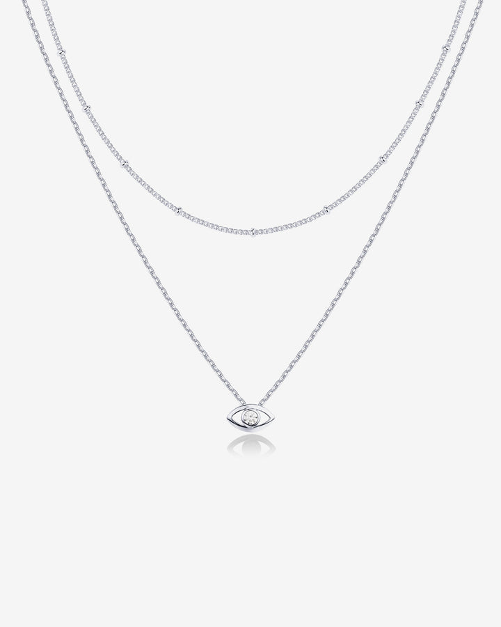 Layered Evil Eye Necklace – view 2