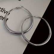 Big Hula Silver Earrings – view 2