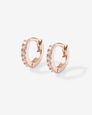 Mini CZ HuggiesEarrings – view 17