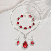 Thalira Bloodwynne Jewelry Set | White Gold – view 2
