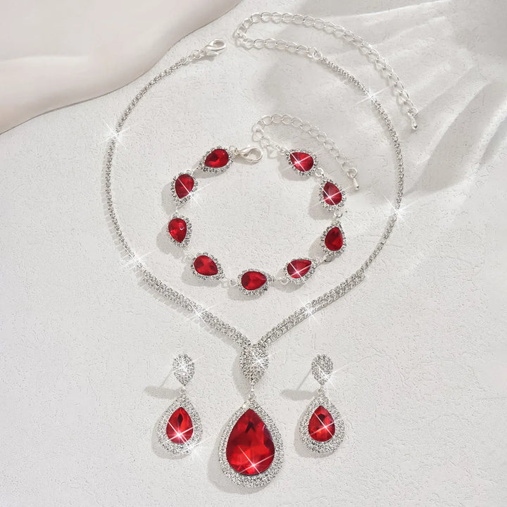 Thalira Bloodwynne Jewelry Set | White Gold – view 2