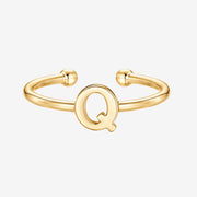 Thin Initial Ring – view 46
