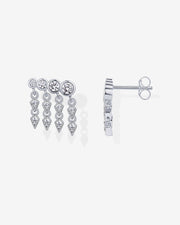Cubic Zirconia Dangle CrawlerEarrings