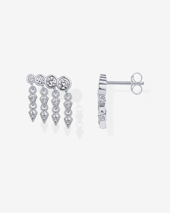 Cubic Zirconia Dangle CrawlerEarrings