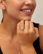 Cushion Cut Engagement Ring – view 6
