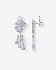 Starburst Cluster Chandelier Earrings – view 2
