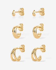 Versatile Huggie TrioEarrings – view 4