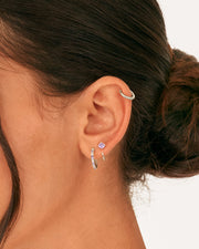 Boho Colored Half Hoop Earrings – view 43