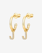 Letter Drop HoopsEarrings – view 72