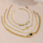 Serpina Veyra Bracelet Set | Gold – view 2