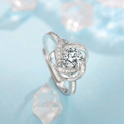 Fleur de Givre Clover Knot Set | White Gold – view 3