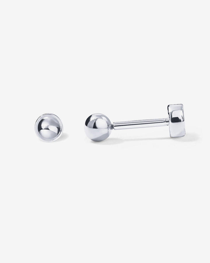 Medium Sphere Screw Back StudsEarrings – view 2