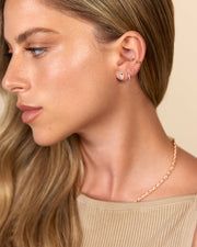 Mini CZ HuggiesEarrings – view 15