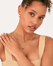 Geometric Rectangle HoopEarrings – view 11