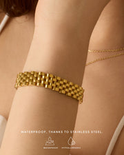 Chunky Watch Strap Bracelet – view 4