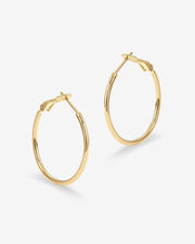 Clasp Back Thin HoopsEarrings – view 25