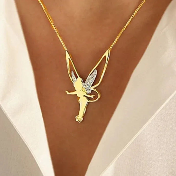 Lucky Fairy Necklace | White Gold – view 2