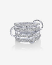 Interlocking Multi Band Ring – view 2